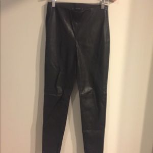 Zara faux leather leggings